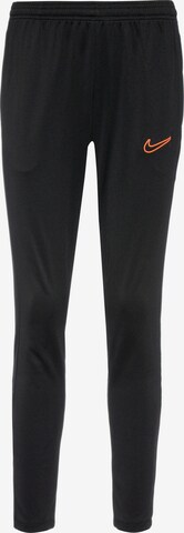 NIKE Regular Workout Pants 'Academy' in Black: front