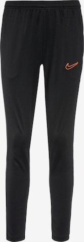 NIKE Regular Workout Pants 'Academy' in Black: front