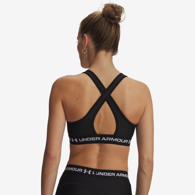 UNDER ARMOUR Sports Bra in Black / White, Item view