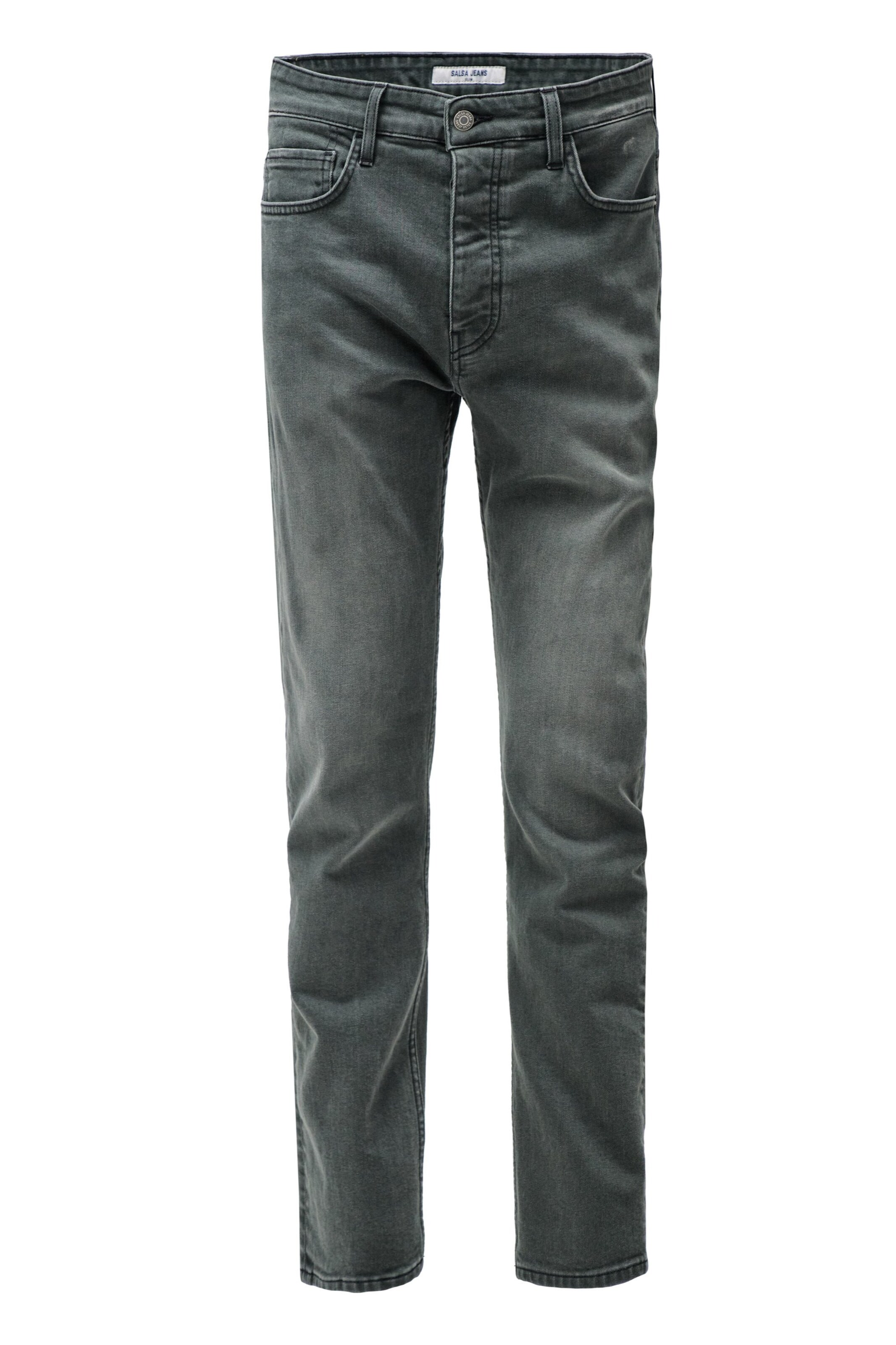 Salsa Jeans Slimfit Jeans in Grau: Vorderseite