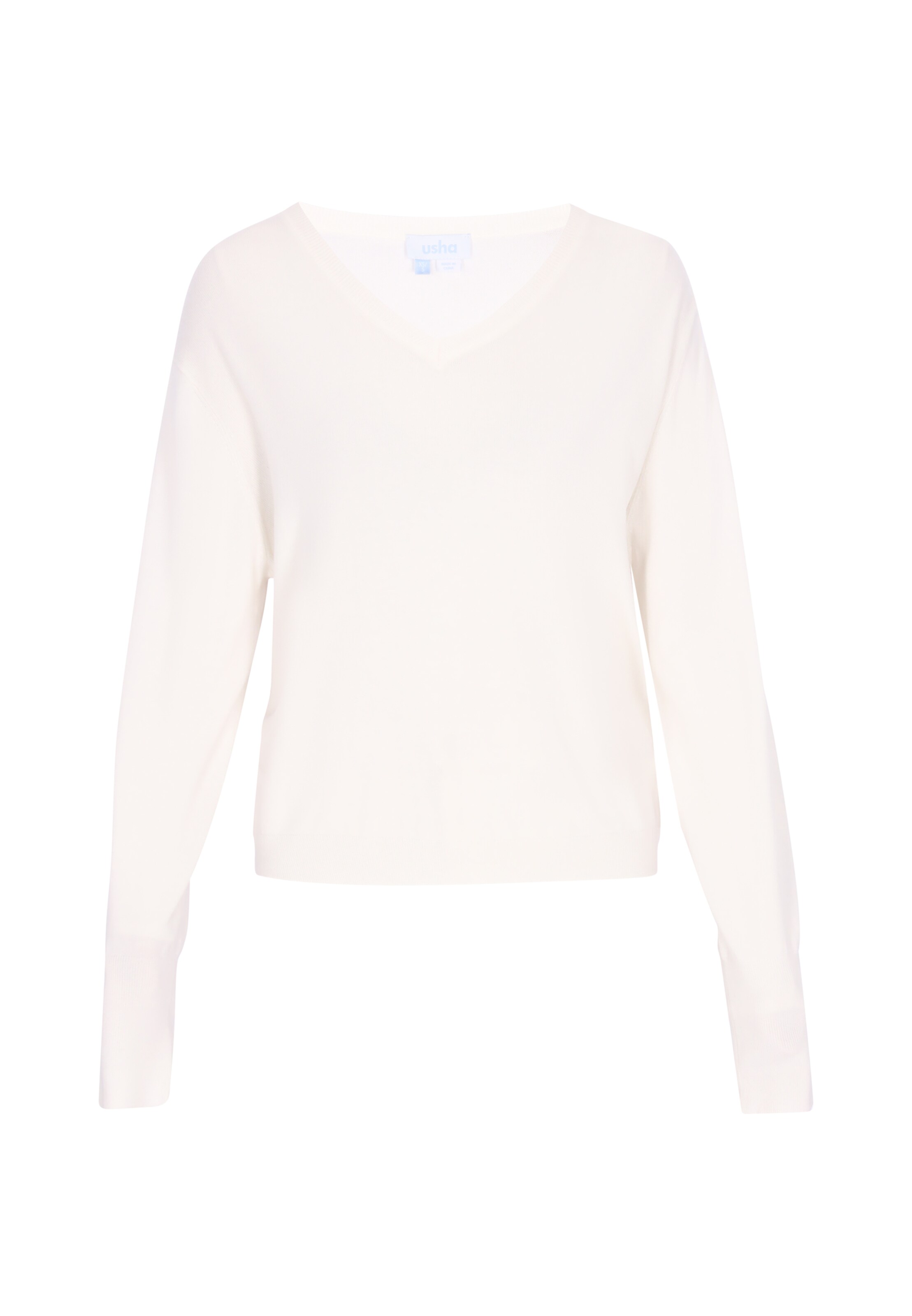 usha BLUE LABEL Pullover in Weiß: Vorderseite