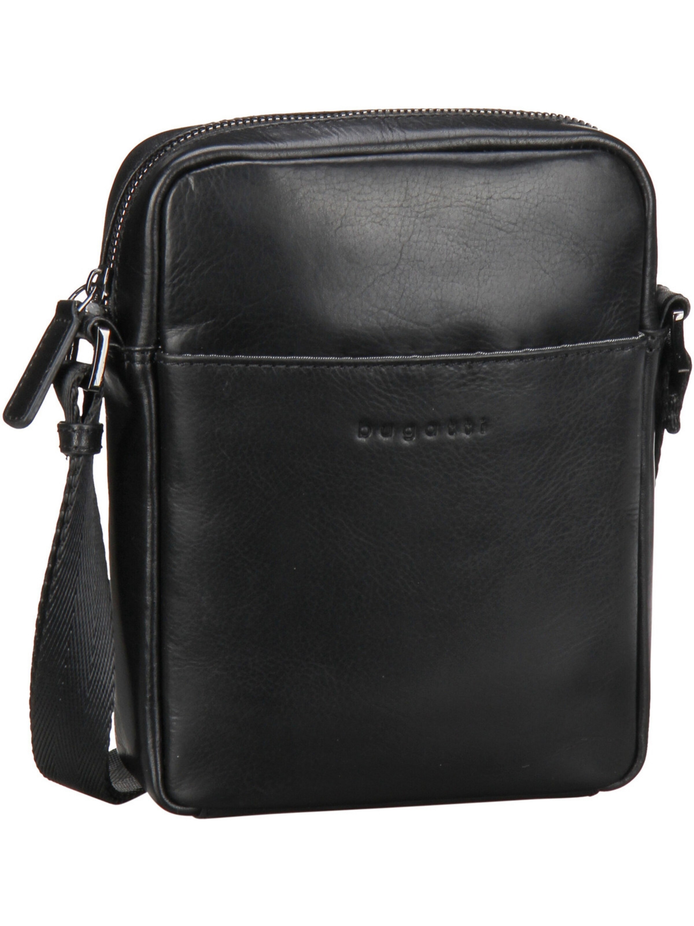 bugatti Umhängetasche 'Romano 4015' in Schwarz: Vorderseite