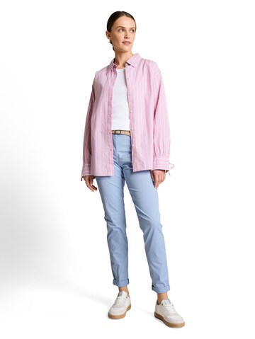 TOM TAILOR Slimfit Chino kalhoty – modrá