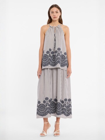 Robe ' Dorina ' Ana Alcazar en gris