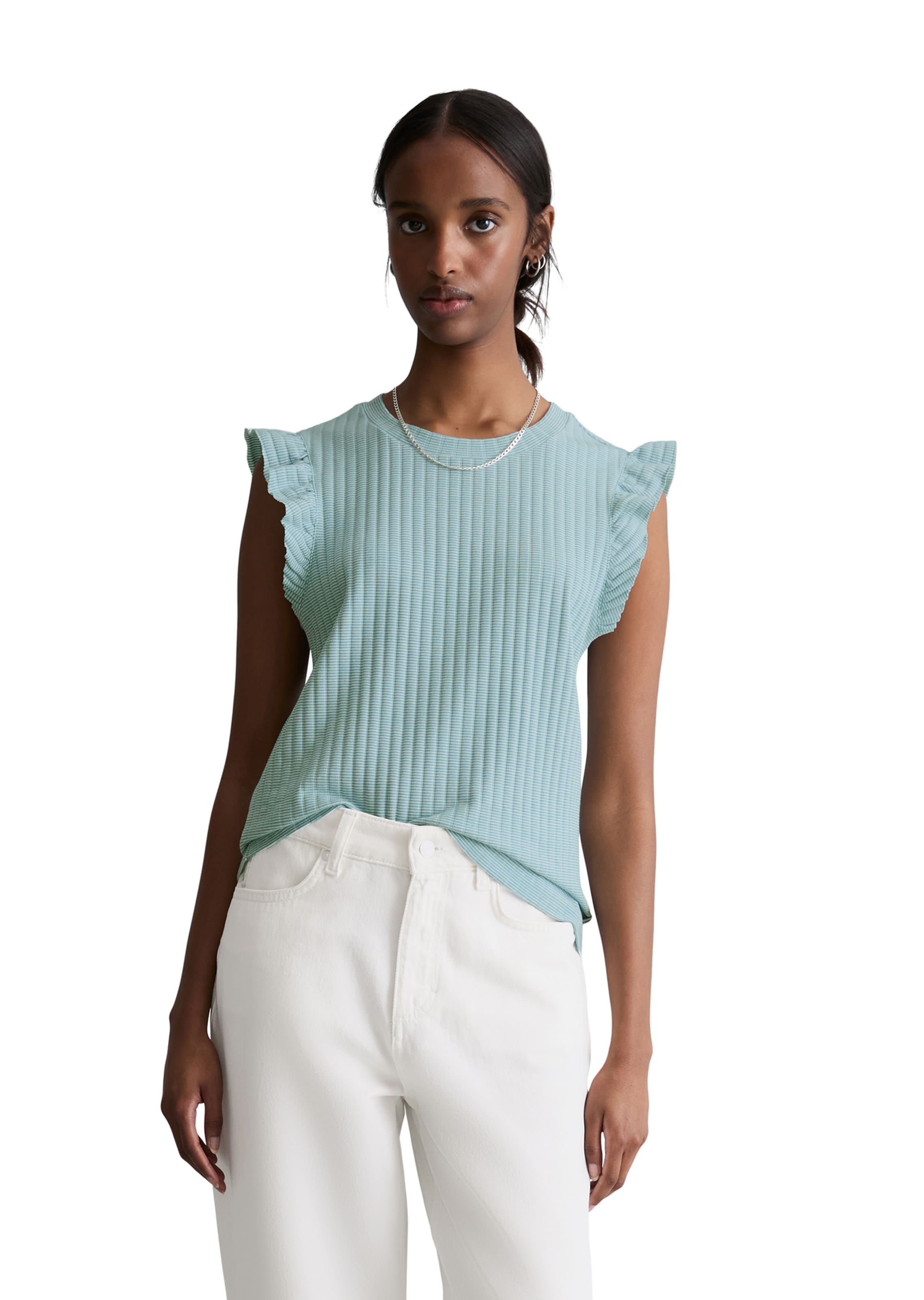 Marc O'Polo DENIM Top in Blau: Vorderseite