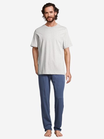 SCHIESSER Pajama short 'Night & Home' in Blue