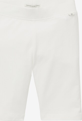 TOM TAILOR Leggings in White: front