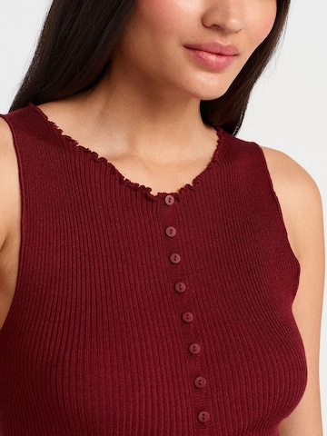 Dilvin Knit Cardigan 'Strickjacken' in Red