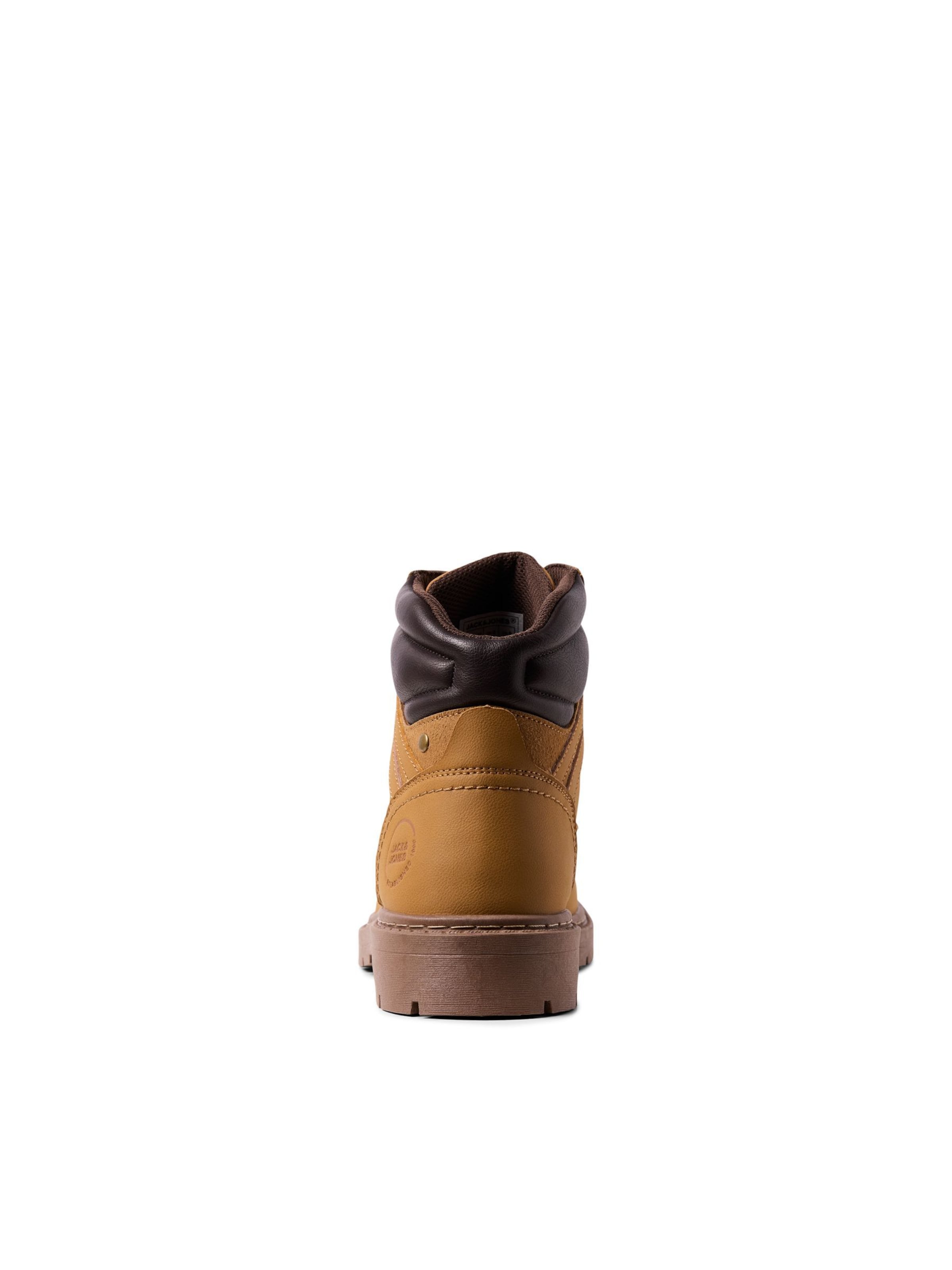 JACK & JONES - Botas con cordones en amarillo