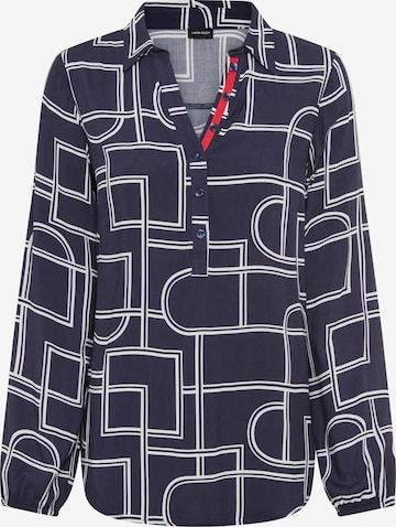 LAURA SCOTT Blouse in Blue: front