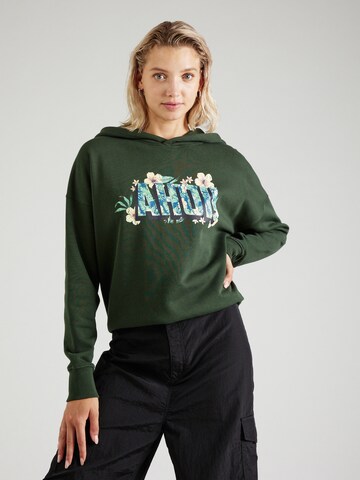 Derbe - Sweatshirt 'Hawahoi' em verde: frente