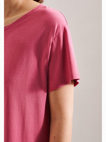 SEIDENSTICKER Nachthemd 'Schwarze Rose' in Pink