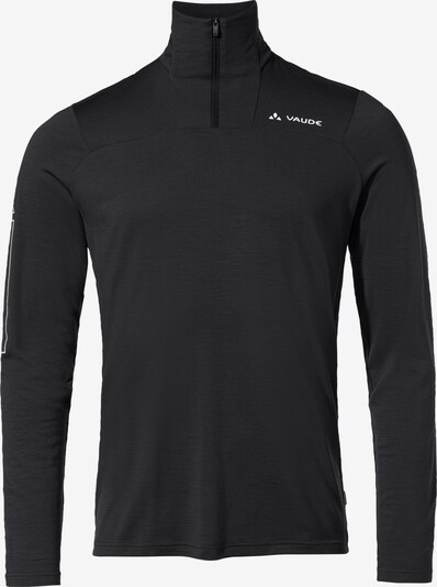 VAUDE Functioneel shirt 'Monviso' in de kleur Zwart / Wit, Productweergave