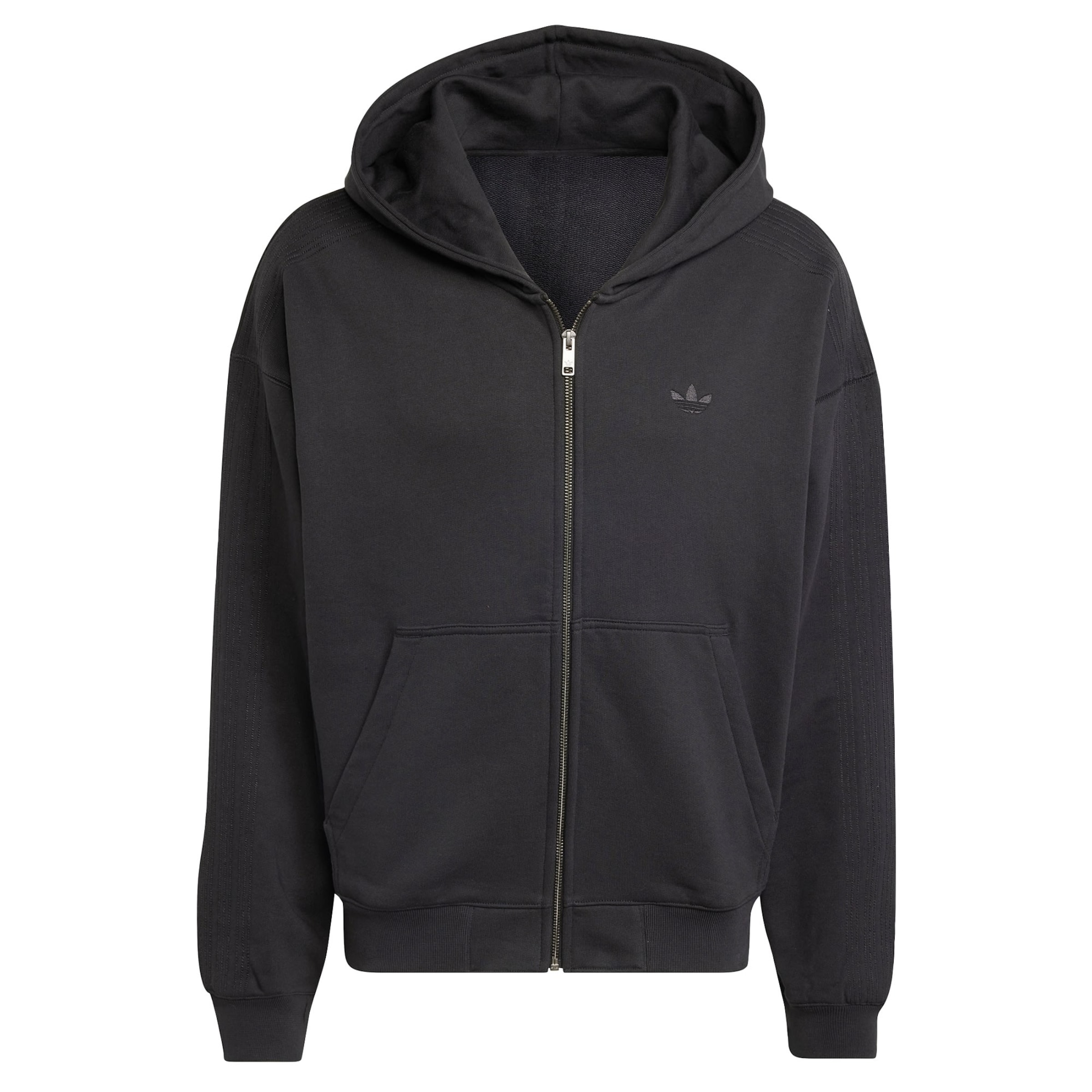 ★BLACKUP★ Very Easy Zipup (Black) Essentials Zip-Up Hoodie Black – Nude Project
