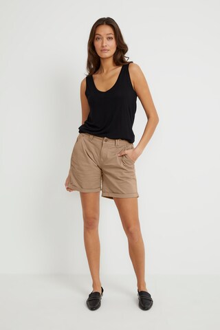 Regular Pantalon 'carla' CULTURE en beige