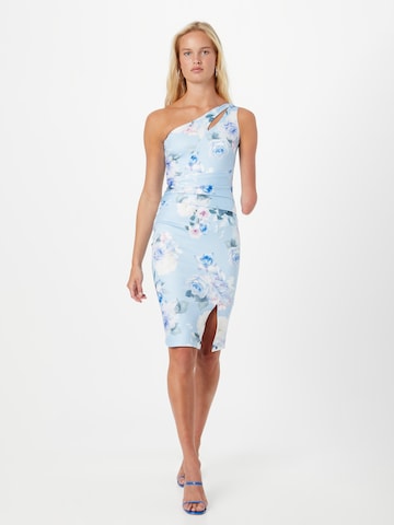 Sistaglam Cocktail Dress in Blue: front