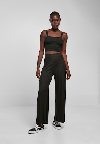 Urban Classics Wide leg Pants in Black