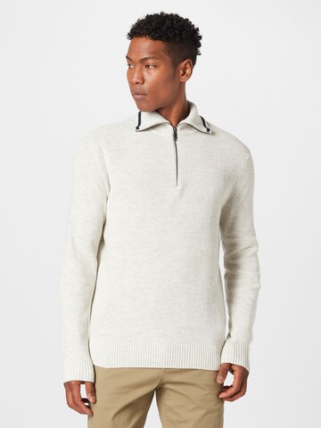 TOM TAILOR Sweater in Grey: front