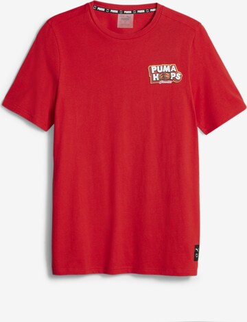 T-Shirt fonctionnel 'DYLAN' PUMA en rouge : devant