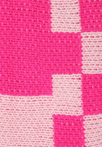 swirly Gebreid vest in Roze