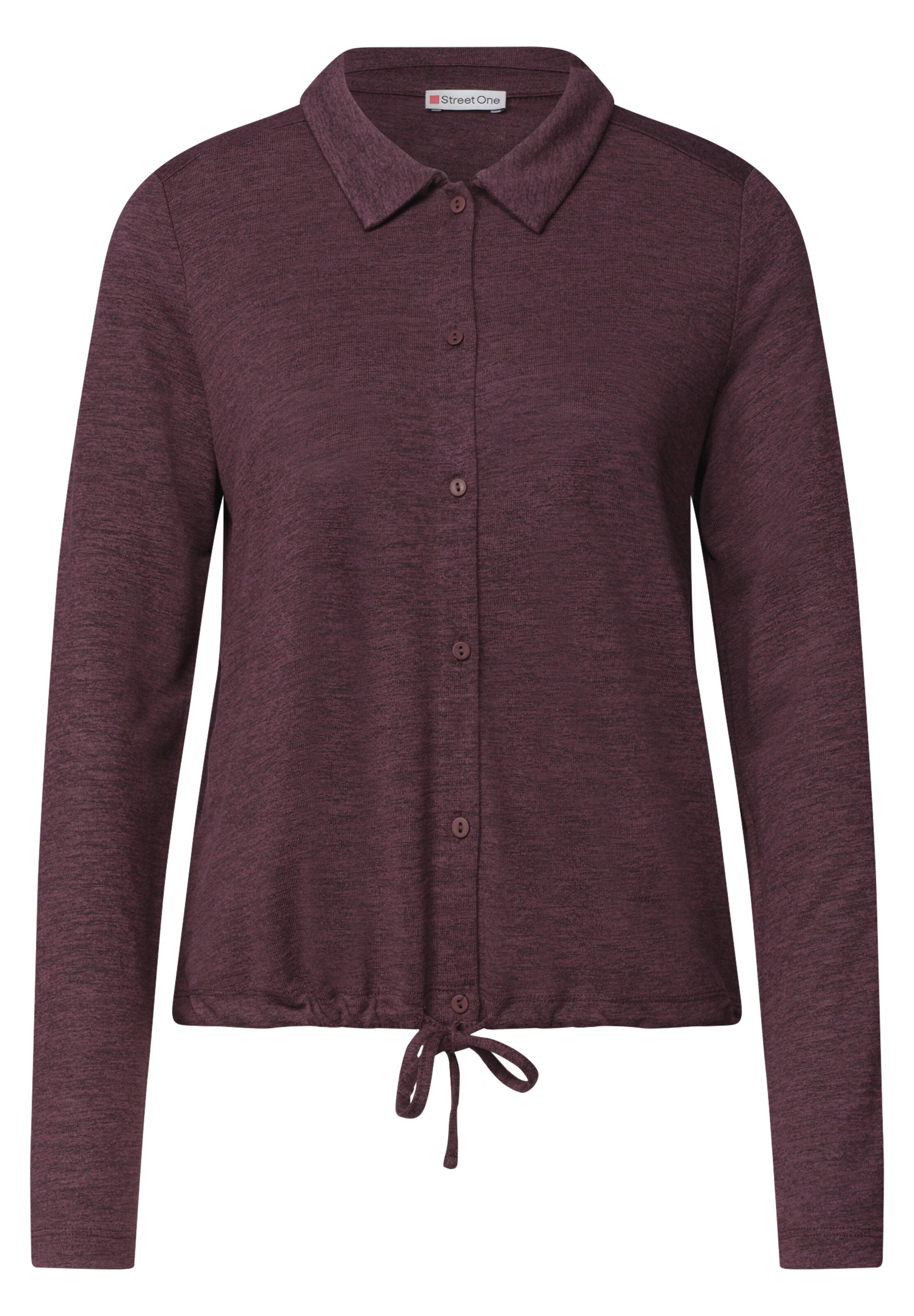 STREET ONE Strickjacke in Lila: Vorderseite