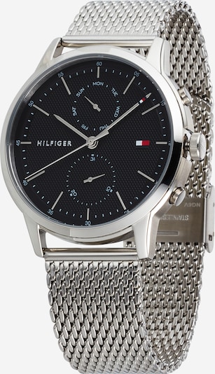 TOMMY HILFIGER Analogna ura 'EASTON' | črna / srebrna barva, Prikaz izdelka