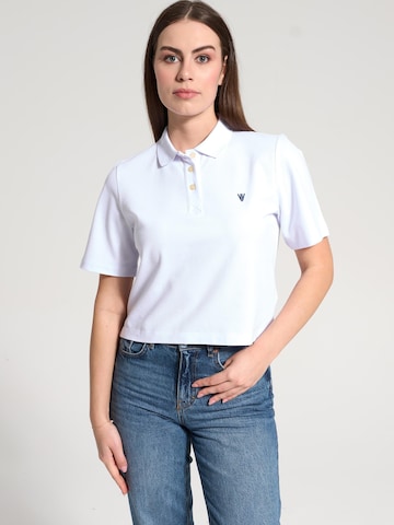T-shirt 'Brigitte' NOWIHT en blanc