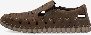 VENEZIA Slipper in Braun: Vorderseite