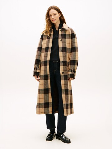 Manteau mi-saison TOMMY HILFIGER en beige : devant