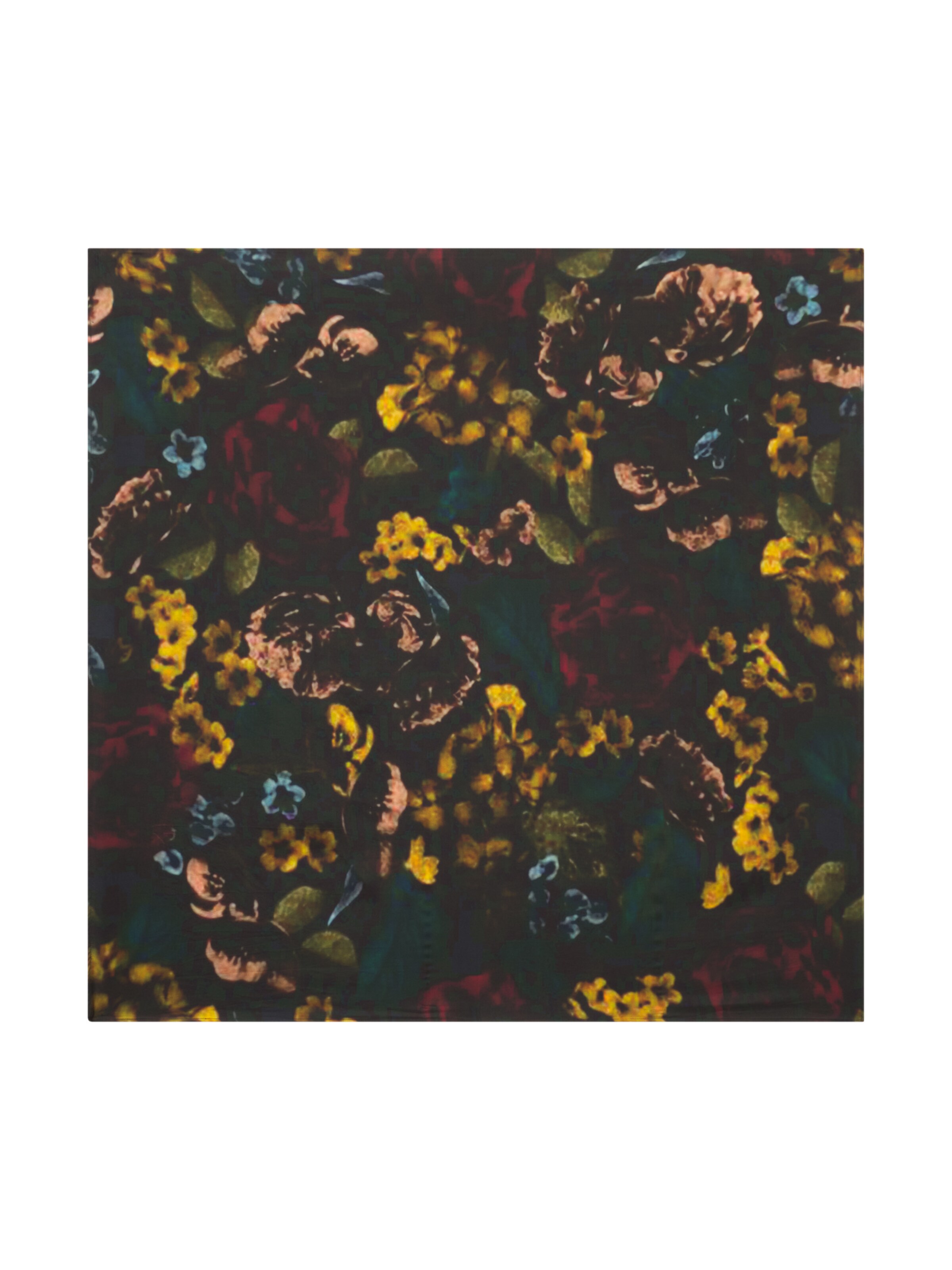 Bolongaro Trevor Tørklæde 'Graphic Romantic' i sort: forside