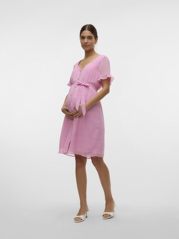 Vero Moda Maternity Kleid 'VMMCaro' in Pink