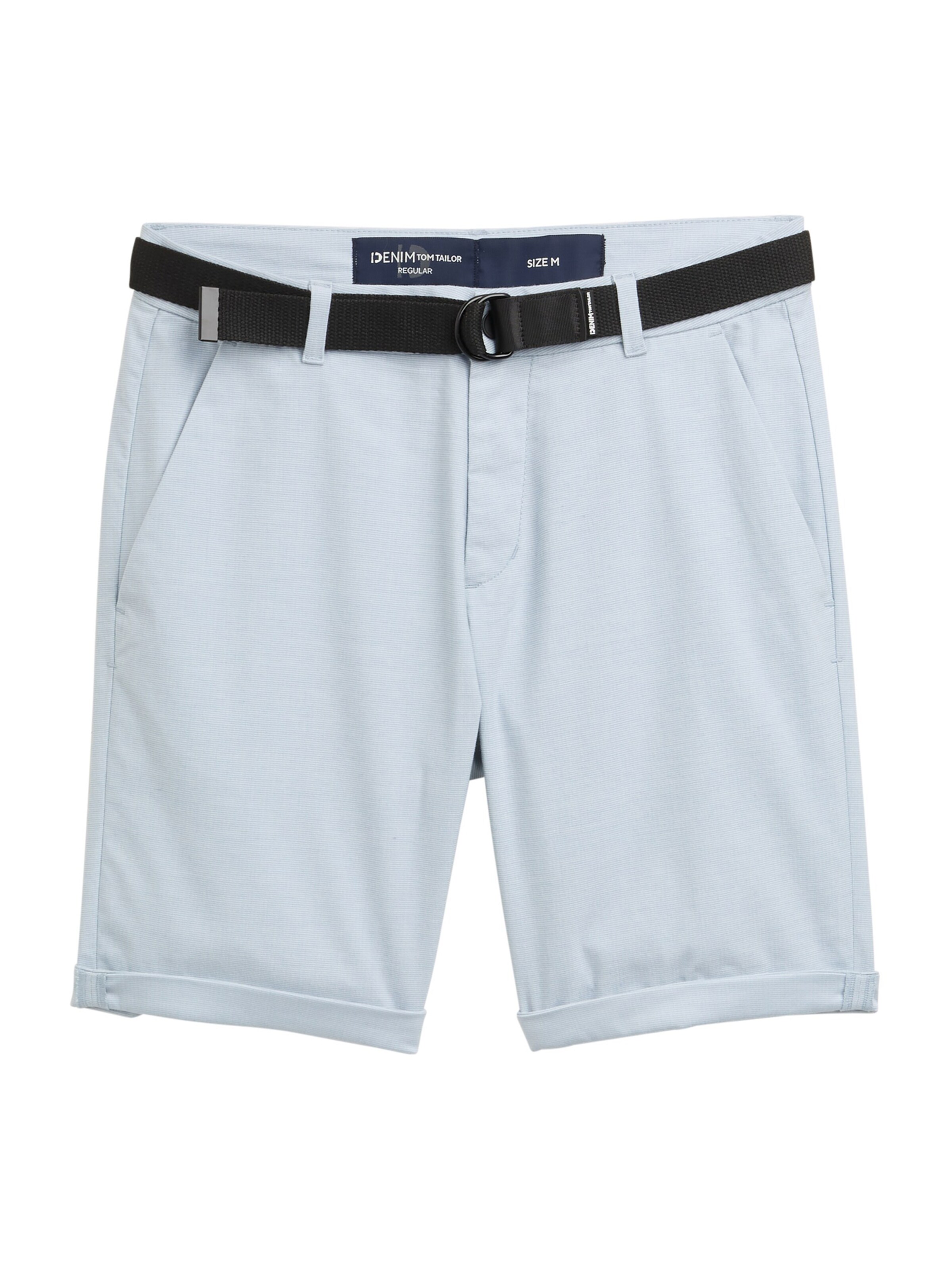 Regular Pantalon chino TOM TAILOR DENIM en bleu : devant