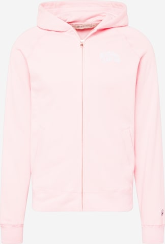 Billionaire Boys Club - Sudadera con cremallera en rosa: frente