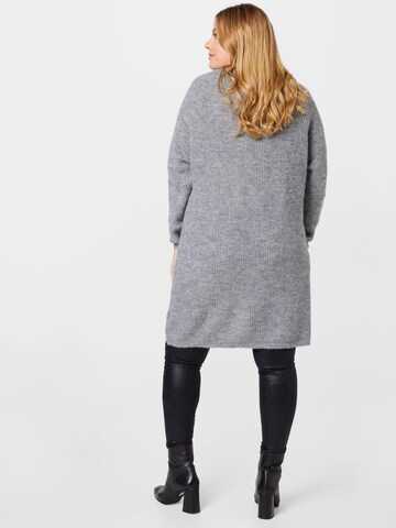 ABOUT YOU Curvy Knit Cardigan 'Sofia' in Grey