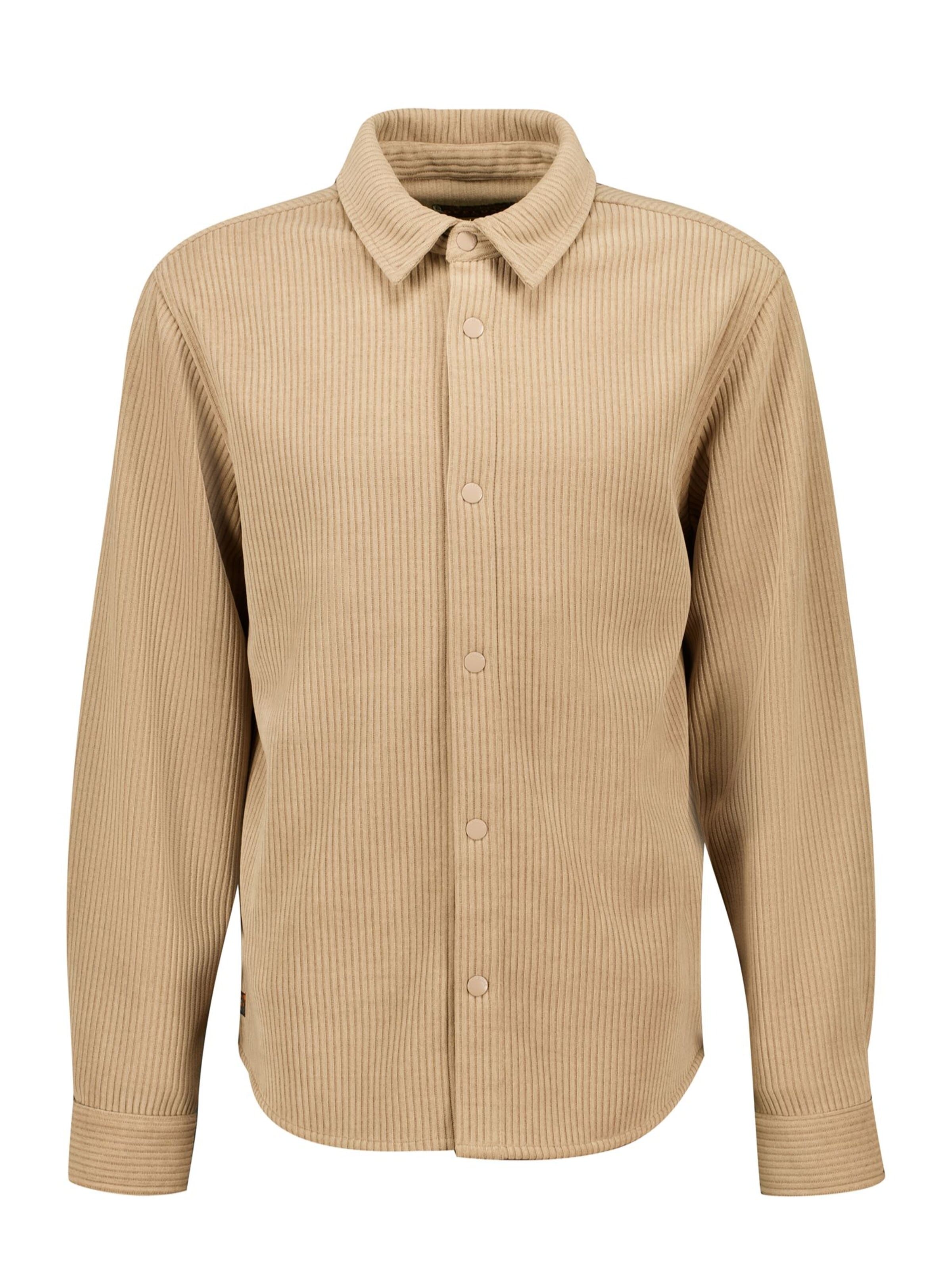 Deeluxe Hemd‌‌‌‌‌‌‌ in Beige: Vorderseite