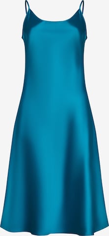Serena Silueta Mekko 'Below the knee satin slip dress 'Grace'' värissä sininen: etupuoli