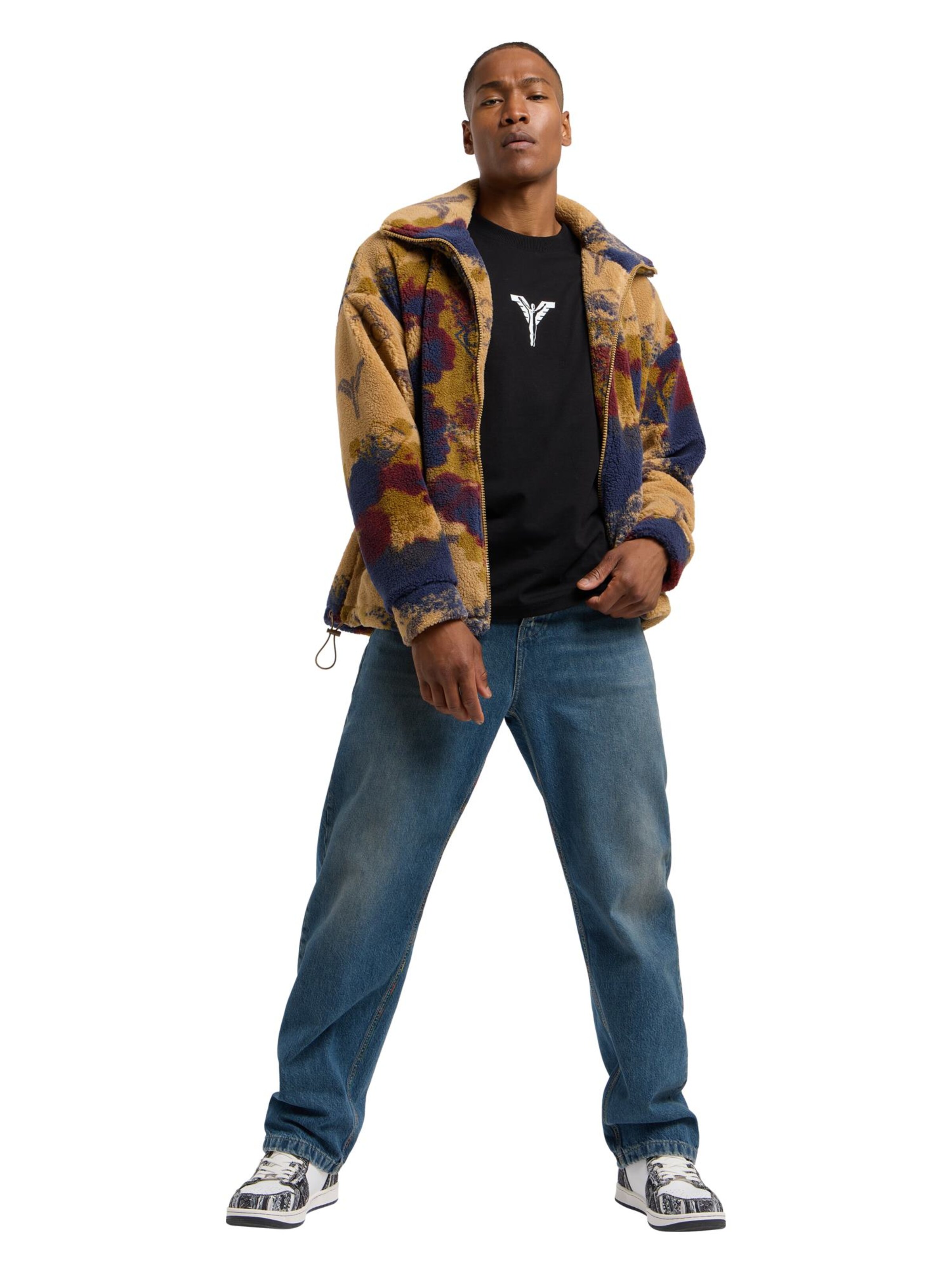 Carlo Colucci Sweatjacke 'Dissertori' in Braun