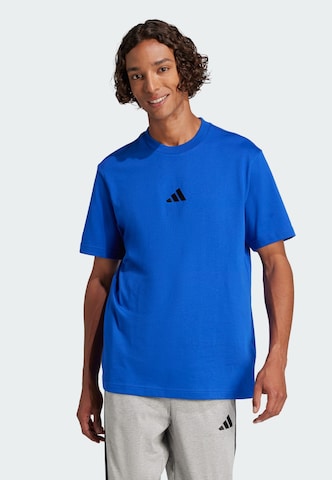ADIDAS SPORTSWEAR Performance Shirt 'Essentials' in Blue: front