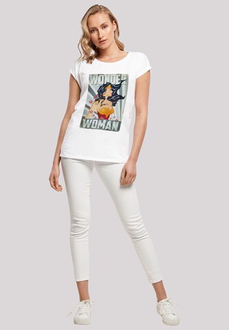Maglietta 'Wonder Woman' di F4NT4STIC in bianco