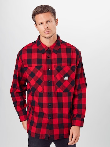 SOUTHPOLE Regular fit Button Up Shirt in Red: front
