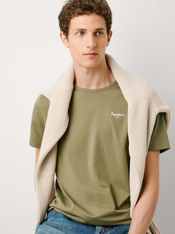 T-Shirt 'Original Basic 3N' Pepe Jeans en vert