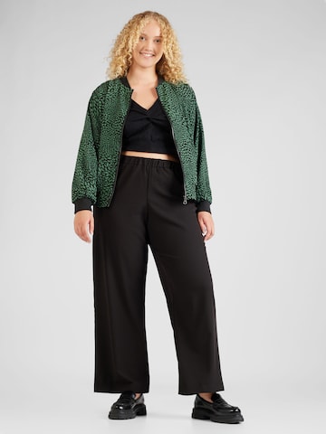 Vero Moda Curve Regular Pants 'ZELDA' in Black