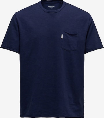 T-Shirt Salsa Jeans en bleu : devant