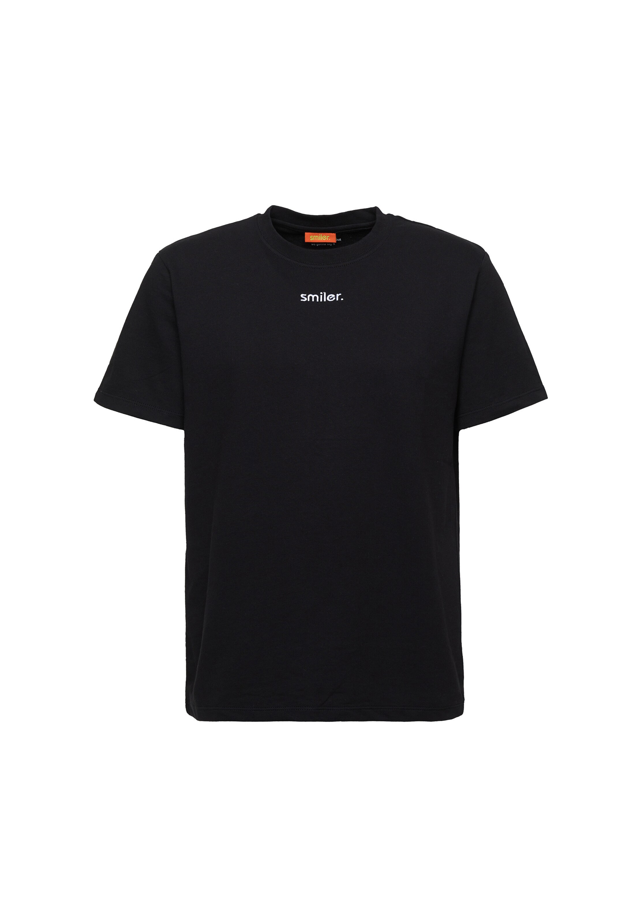 T-Shirt 'laugh.' smiler. en noir : devant