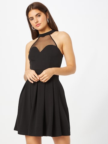 WAL G. - Vestido 'BERNICE' en negro: frente