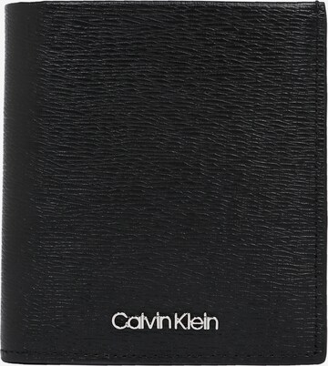 Portamonete 'Minimalism' di Calvin Klein in nero: frontale
