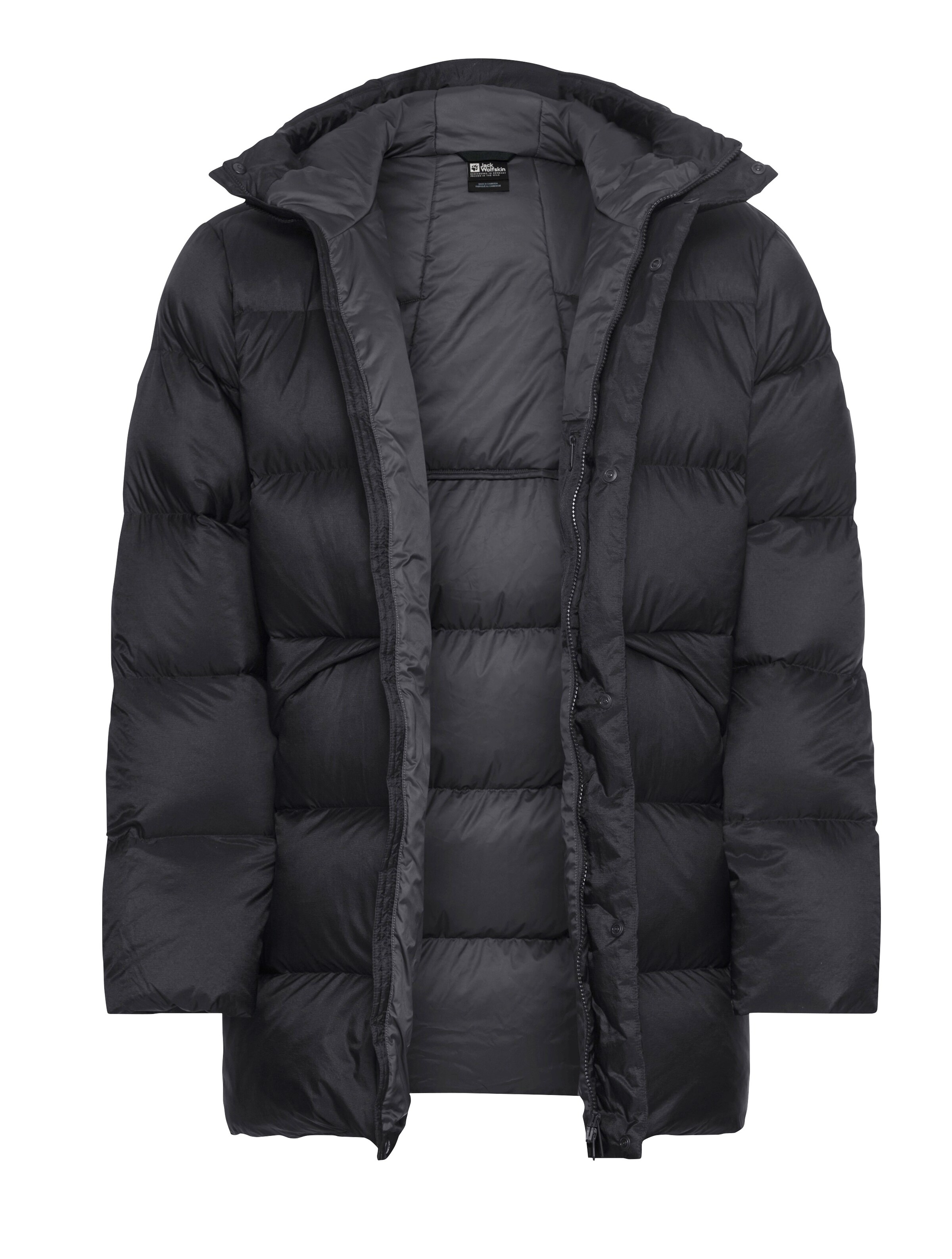 JACK WOLFSKIN Winter Parka in Black
