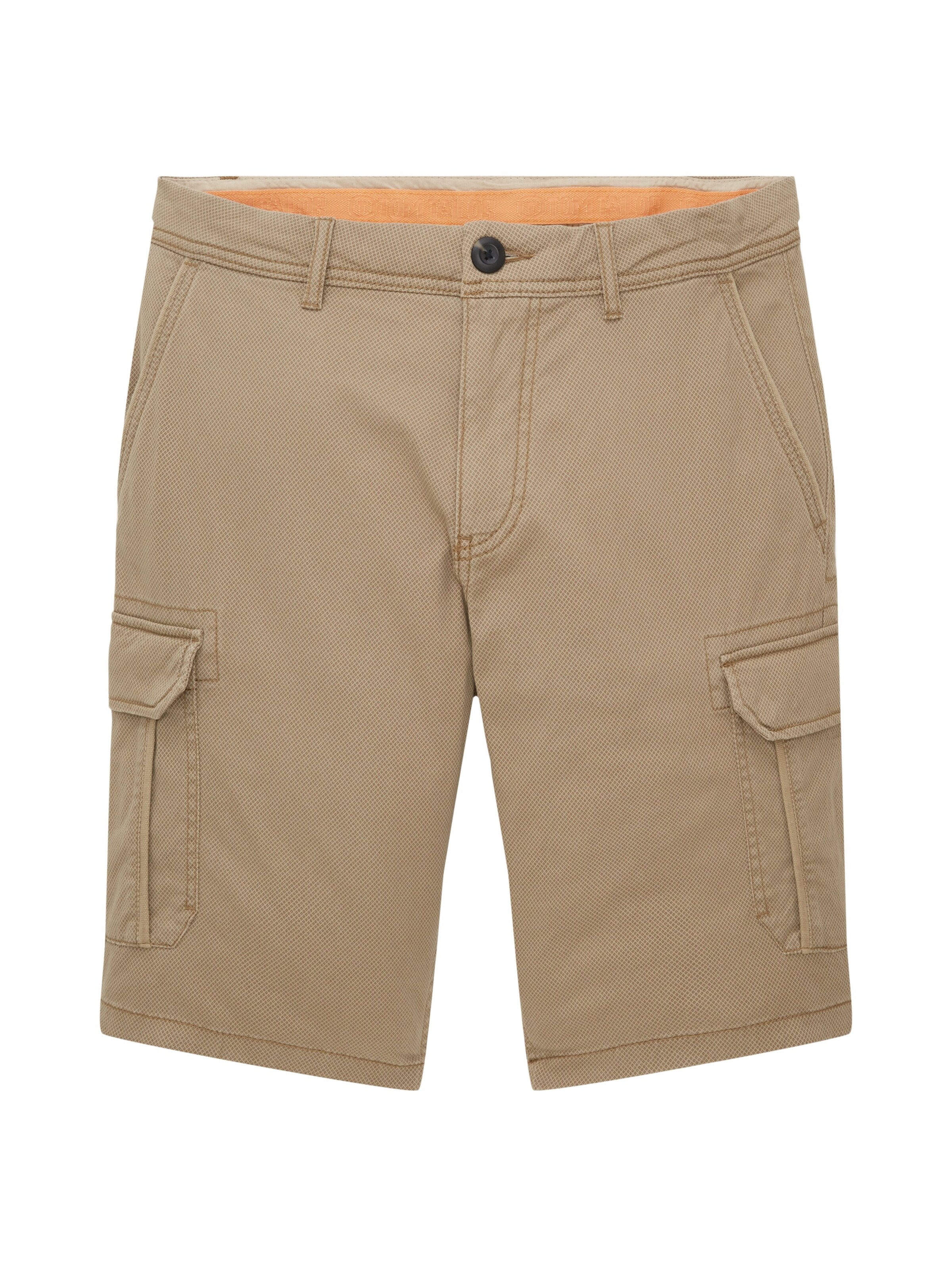 TOM TAILOR Cargobroek in Beige: voorkant