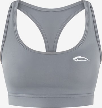 Smilodox Sports Bra 'Advanced Infinite' in Grey: front