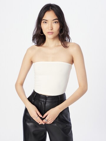 Edikted Top in White: front